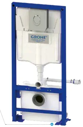 SFA Saniwall  Pro UP - modul pro závěsné WC s přečerpávačkou (verze obklad)