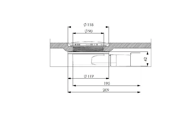 SFA Sanishower Flat - přečerpávačka pro plochou sprchu a umyvadlo