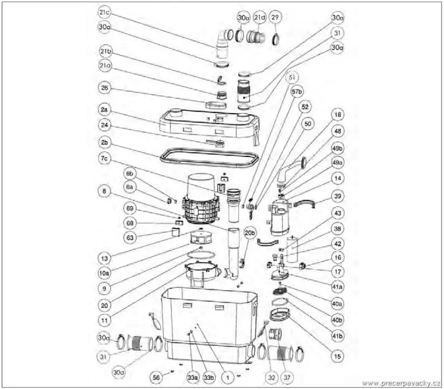 SFA Sanispeed Silence - přečerpávačka pro kuchyň, koupelnu