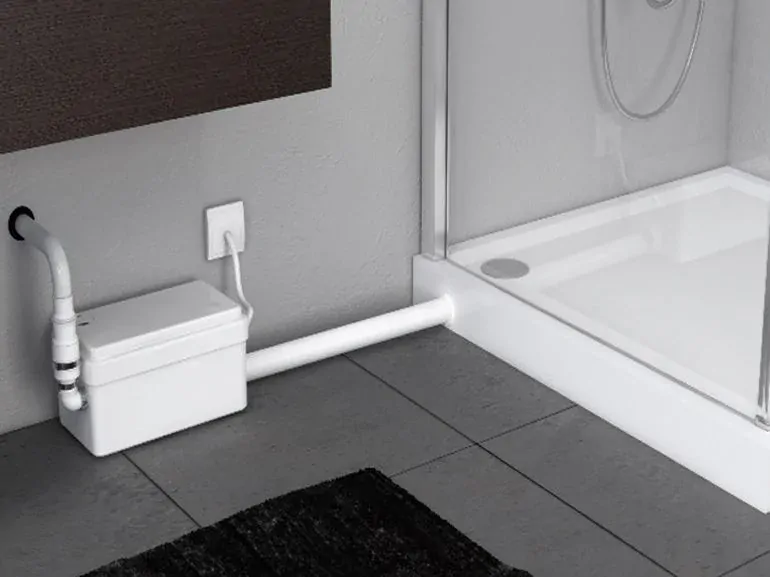 SFA Sanishower Flat - přečerpávačka pro plochou sprchu a umyvadlo